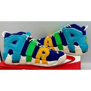 Nike Air More Uptempo 'Deep Royal Blue kaleidoscope  6.5Y FJ0693-455 #154